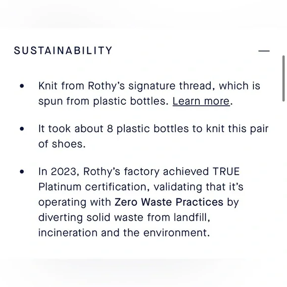 NWOB new never worn rothy’s (rothys) square toe flats in rosewater rare sz 6.5 - Picture 16 of 16